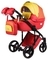 Універсальна коляска 2 в 1 Adamex Luciano Q269, червоний з жовтим (621907) - Pampik