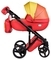 Універсальна коляска 2 в 1 Adamex Luciano Q269, червоний з жовтим (621907) - Pampik - 2