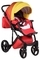 Універсальна коляска 2 в 1 Adamex Luciano Q269, червоний з жовтим (621907) - Pampik - 4