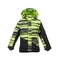 Термокуртка Huppa Alex 1, р.110, чорний з салатовим (17800130-82647-110) - Pampik
