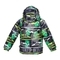 Термокуртка Huppa Classy, р.128, черный с зеленым (17710030-818-128) - Pampik - 2