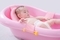 Гірка натяжна у ванночку Babyhood, рожевий (BH-211P) - Pampik - 7