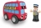 Іграшка WOW Toys Red Bus Basil Лондонський автобус (10412) - Pampik