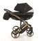 Універсальна коляска 2 в 1 Junama Diamond S-line 02, чорний з золотим (JD-SL-02) - Pampik - 3