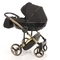 Універсальна коляска 2 в 1 Junama Diamond S-line 02, чорний з золотим (JD-SL-02) - Pampik - 2