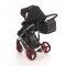 Універсальна коляска 2 в 1 Junama Diamond S-line 01, чорний з червоним (JD-SL-01) - Pampik - 10