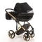 Універсальна коляска 2 в 1 Junama Diamond S-line 02, чорний з золотим (JD-SL-02) - Pampik - 4