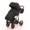Універсальна коляска 2 в 1 Junama Diamond S-line 01, чорний з червоним (JD-SL-01) - Pampik - 8
