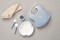 Набор для кормления BabyBjörn Baby Dinner Set Powder Blue, 5 приборов, голубой (070067) - Pampik - 2