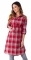 Сорочка-плаття Milk and the City Шотландка, S, червоний (MC-0101) - Pampik