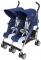 Прогулянкова коляска для двійні Maclaren Twin Triumph Blue/Silver (WM1Y120042) - Pampik