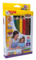 Олівці кольорові 3 в 1 ZiBi Super Jumbo Baby Line, з підстругачкою, 6 шт. (ZB.2453) - Pampik