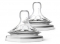Соска силіконова Philips Avent Natural, від 3 міс., змінний потік, 2 шт. (SCF045/27) - Pampik
