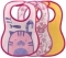 Слинявчик Chicco Weaning Bib, 3 шт., рожевий (16301.10) - Pampik