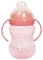 Поїльник-непроливайка Lindo, з силіконовим носиком і знімними ручками, 6+ міс., 270 мл, корал (LI 704 троянд) - Pampik