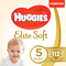Підгузки на липучках Huggies Elite Soft 5 (12-22 кг), 112 шт. (2 уп. по 56 шт.) - Pampik