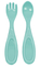 Виделочка і ложечка Lindo, бірюзовий (Li 806 зел) - Pampik