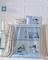 Комплект постельного белья Luoca Patisca Playfull, ранфорс, 150х100 см, голубой (10632) - Pampik