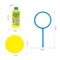 Мильні бульбашки Wanna Bubbles Гігантський розмір, 250 мл, жовтий (BB095-1) - Pampik - 4