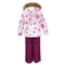 Термокомплект Huppa Wonder, р.134, білий з бордовим (41950030-94220-134) - Pampik - 3