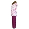 Термокомплект Huppa Wonder, р.116, білий з бордовим (41950030-94220-116) - Pampik - 2