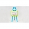Мольберт Limo Toy 3в1 0703 UK-ENG, зелений з блакитним (21541) - Pampik - 3
