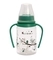 Пляшка для годування Курносики, з 2 сосками, з ручками, від 0 міс., 125 мл, зелений (7009 зел) - Pampik