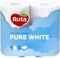 Тришаровий туалетний папір Ruta Pure White, 4 рулони - Pampik