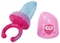 Ниблер Курносики с сеткой и колпачком, розовый (7065 фіо) - Pampik - 2