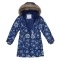 Термопальто Huppa Yacaranda, р.140, темно-синій з принтом (12030030-94286-140) - Pampik - 2