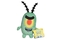М'яка іграшка Sponge Bob Mini Plush Plankton (EU690506) - Pampik
