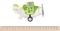 Самолет Same Toy Aircraft, зеленый (SY8013AUt-4) - Pampik - 2