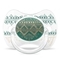 Пустушка силіконова Suavinex Couture, 4-18 міс., темно-зелений (304223) - Pampik
