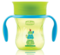 Поїльник-непроливайка Chicco Perfect Cup, 200 мл, зелений (06951.30.01) - Pampik