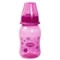 Пляшка для годування Lindo, вигнута, із силіконовою соскою, від 0 міс., 125 мл, фіолетовий (Li 132 фіол) - Pampik