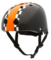 Велосипедний шолом Trybike Coconut, 47-53 см, чорний з помаранчевим (COCO 5S) - Pampik