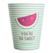Стакан бамбуковий Canpol Babies So cool Watermelon Кавун, 250 мл, рожевий (9/212_pin) - Pampik