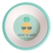 Мисочка бамбукова Canpol Babies So cool Pineapple Ананас, 300 мл, бірюзовий (9/210_tur) - Pampik