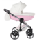 Універсальний візок 2 в 1 Junama Candy 01, білий з рожевим (J-Cy-01) - Pampik - 8