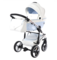 Універсальний візок 2 в 1 Junama Candy 02, білий з блакитним (J-Cy-02) - Pampik - 7