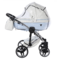 Універсальний візок 2 в 1 Junama Candy 02, білий з блакитним (J-Cy-02) - Pampik - 4