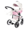 Універсальний візок 2 в 1 Junama Candy 01, білий з рожевим (J-Cy-01) - Pampik - 5