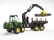 Трактор Bruder John Deere з системою захоплення, з причепом і колодами (2133) - Pampik - 4