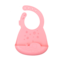 Детский нагрудник Kinderenok Happy Meal силиконовый, розовый (300520) - Pampik