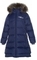 Пальто-пуховик Huppa Parish, р.134, темно-синий - Pampik