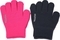 Перчатки Huppa Levi 2, р.1, акрил, фуксия, темно-серый, 2 шт. (82050002-00163-001) - Pampik