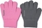 Перчатки Huppa Levi 2, р.1, акрил, розовый, серый, 2 шт. (82050002-00113-001) - Pampik