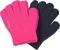 Перчатки Huppa Levi 2, р.1, акрил, фуксия, темно-серый, 2 шт. (82050002-00163-001) - Pampik - 2