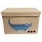 Короб складаний з кришкою Handy Home Крокодил синій, 48x30x30 см, бежевий (CH16) - Pampik