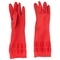Рукавички латексні господарські Добра Господарочка, надміцні, з довгим манжетом, р.S, червоний - Pampik - 2